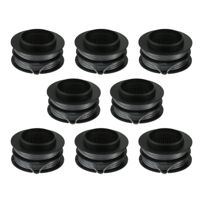 8-Pack Commercial-Grade String Trimmer Spool & Line Replacement Set