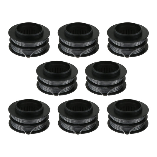 8-Pack Commercial-Grade String Trimmer Spool & Line Replacement Set