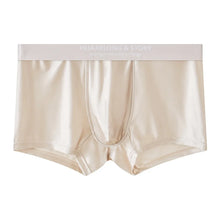 Breathable Thin Satin Seamless Mid Waist Boxers