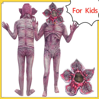 Demogorgon Monster Cosplay Bodysuit Costume Set