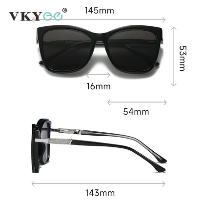 VICKY TR90 Polarized Magnetic Clip-on Sunglasses for Men and Women