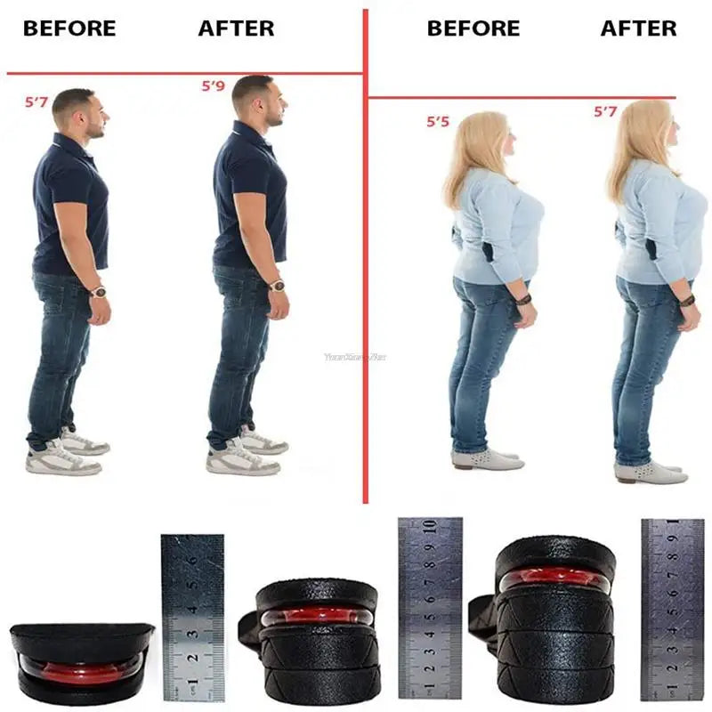 Invisible Height Increasing Insoles