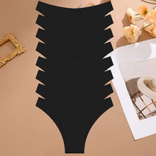 FINETOO 8Pcs Seamless Low Waist Panties