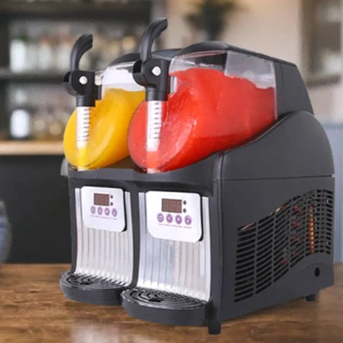Powerful Compressor Automatic Cold Drink Ice Slushy Machine