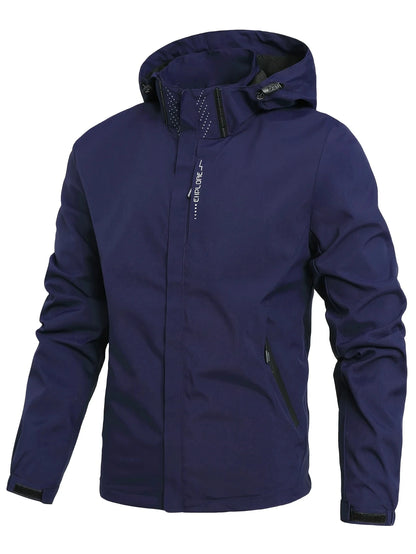 Men's Casual Outdoor Lightweight Zip-Up Jacket