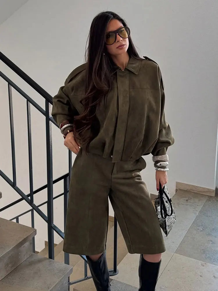 Women's Vintage O-Neck Single-Breasted Jacket