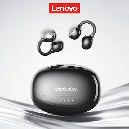 Lenovo LK6 Wireless Bluetooth 5.4 Clip-On Earphones with HD Audio & Noise Reduction