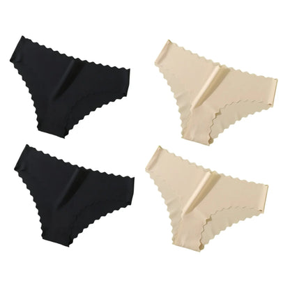 4Pcs Seamless Low Rise Briefs