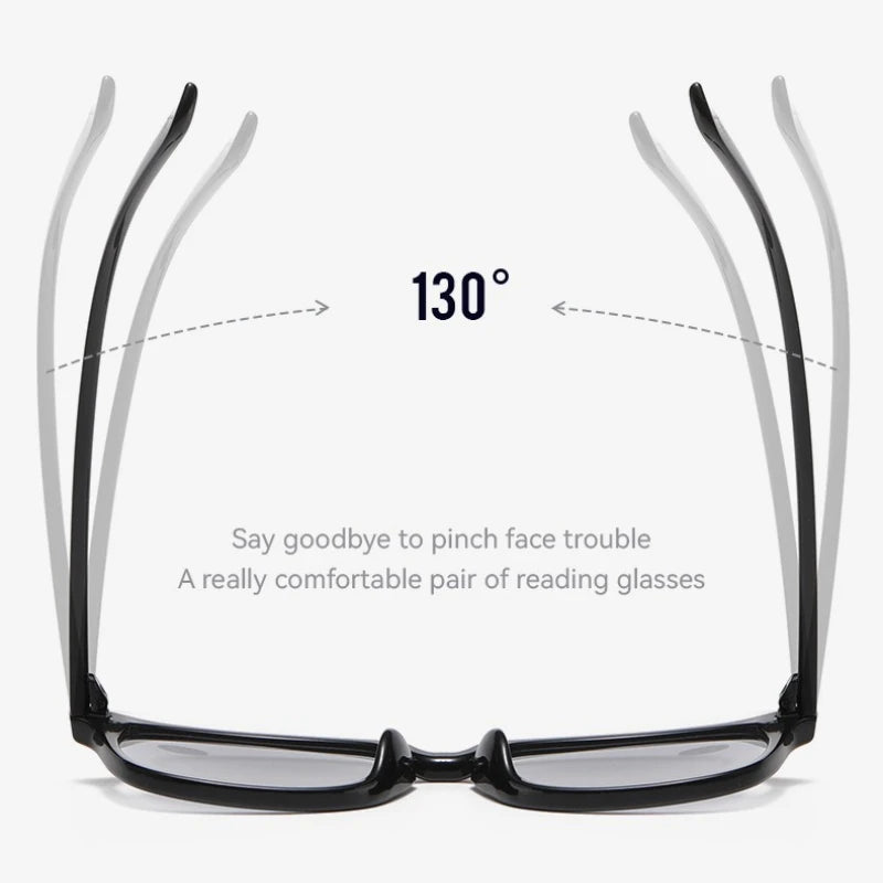 Large-Frame Unisex Reading Sunglasses