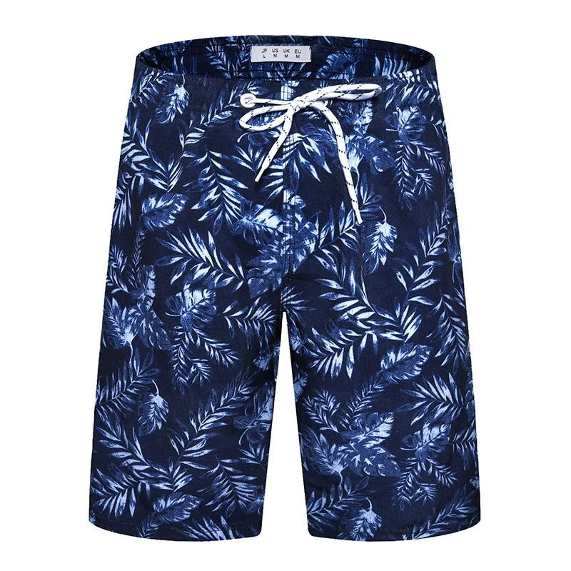Colorful 3D Print Graphic Swim Trunks