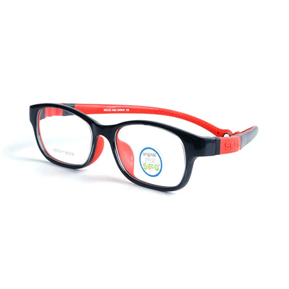SECG Kids Flexible Silicone Eyeglass Frames - Lightweight TR-90 Sports Glasses