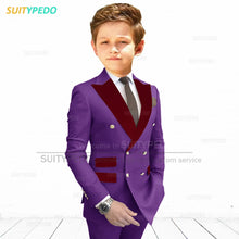 Slim Fit Peaked Lapel Formal Blazer and Pants Two Piece Suit