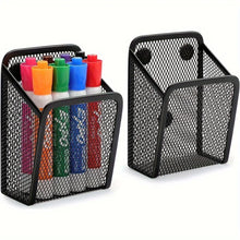 Magnetic Mesh Stainless Steel Pen Holder