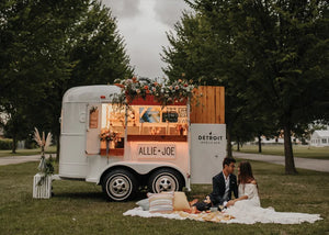 Mobile Coffee Food Trailer Fully Equipped Street Vending Shop