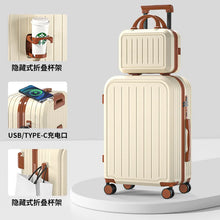 Small Cup Holder Trolley Suitcase
