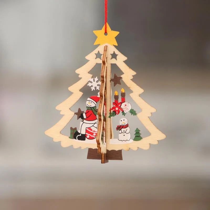 Wooden Decoration Hanging Pendant Ornaments
