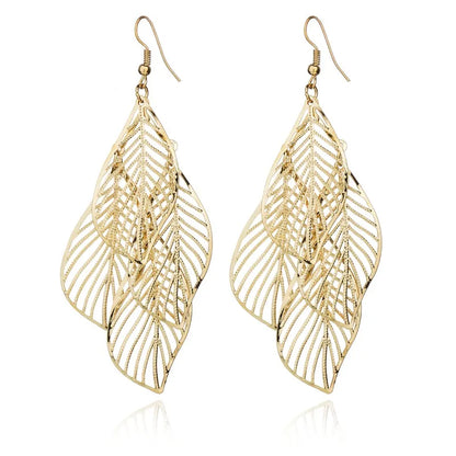 Floating Long Hook Earrings