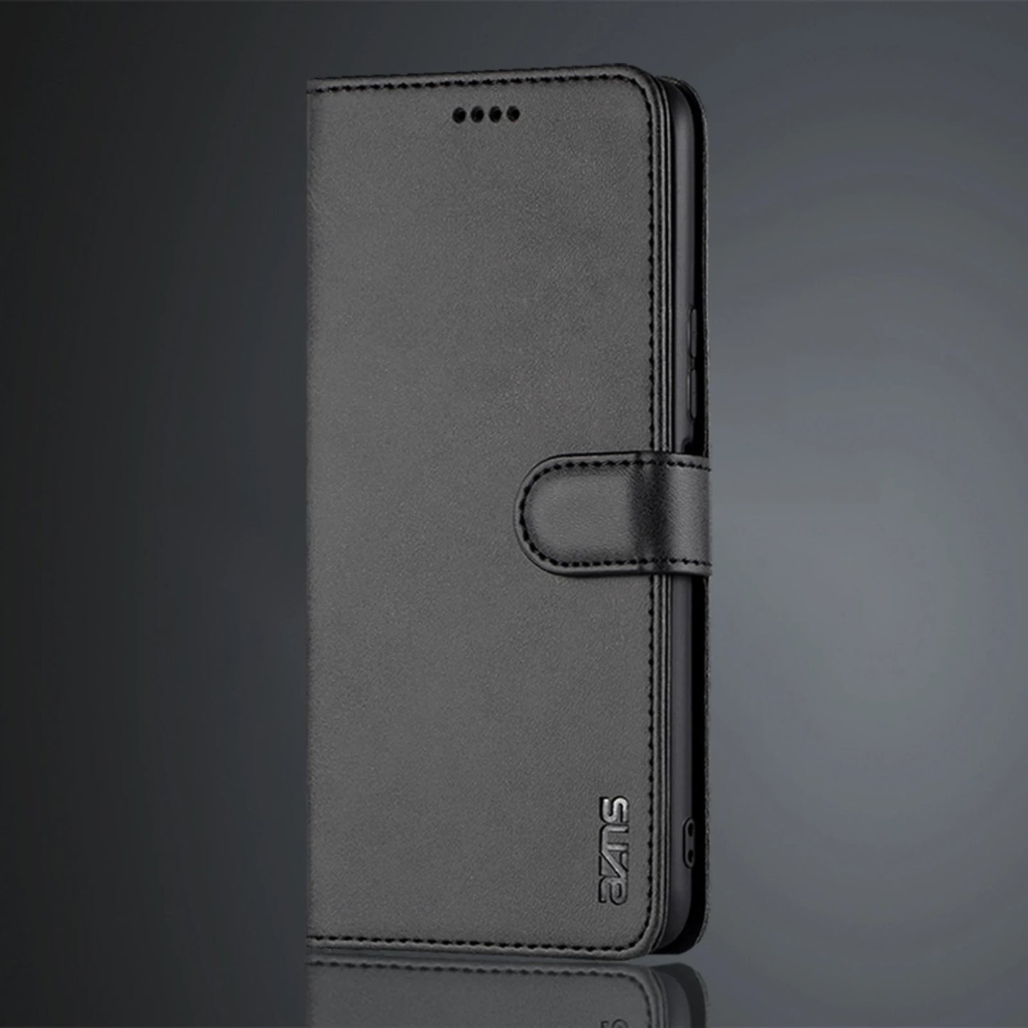Faux Leather Card Holder Flip Wallet Case for OnePlus 15 – Shockproof Cover with Lanyard & Optional Screen Protector