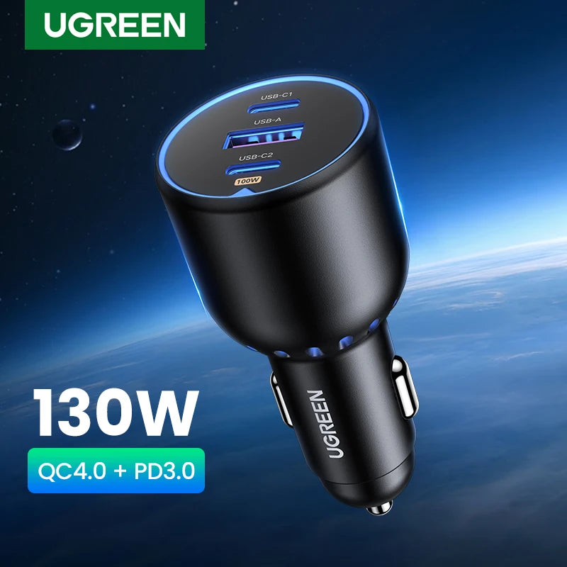 UGREEN 130W USB C Car Charger