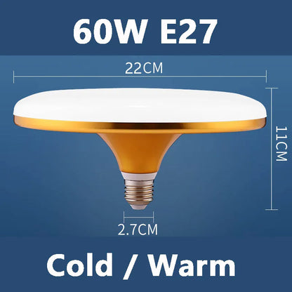 Super Bright E27 LED UFO Bulb (15W – 60W)