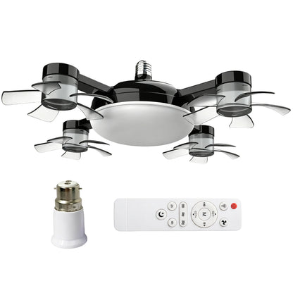 Modern Socket Ceiling Fan Light with Remote