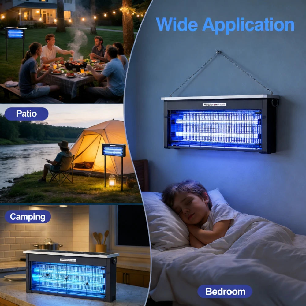 JOYINLED Solar Mosquito Killer Lamp with UV Light