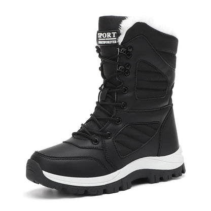 Winter Waterproof High-Top Snow Boots for Women