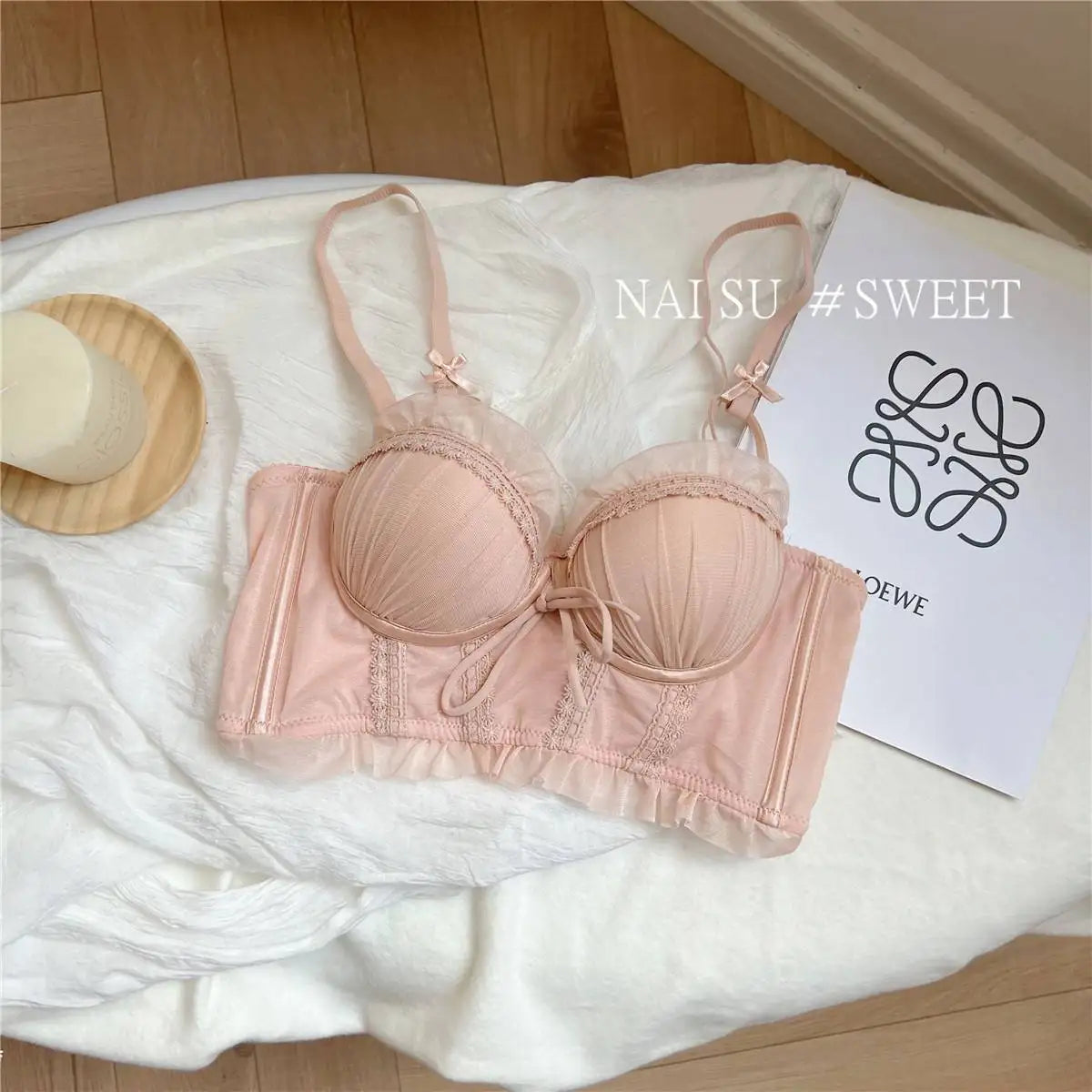 Wireless Lolita Bra Set