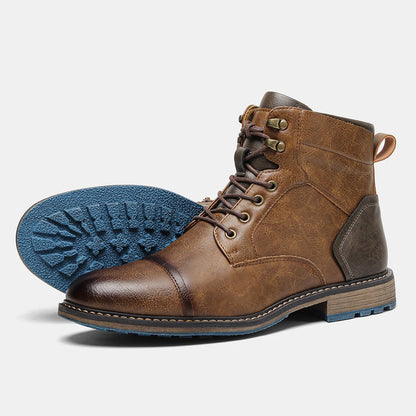 Men’s Retro Leather Ankle Chelsea Boots