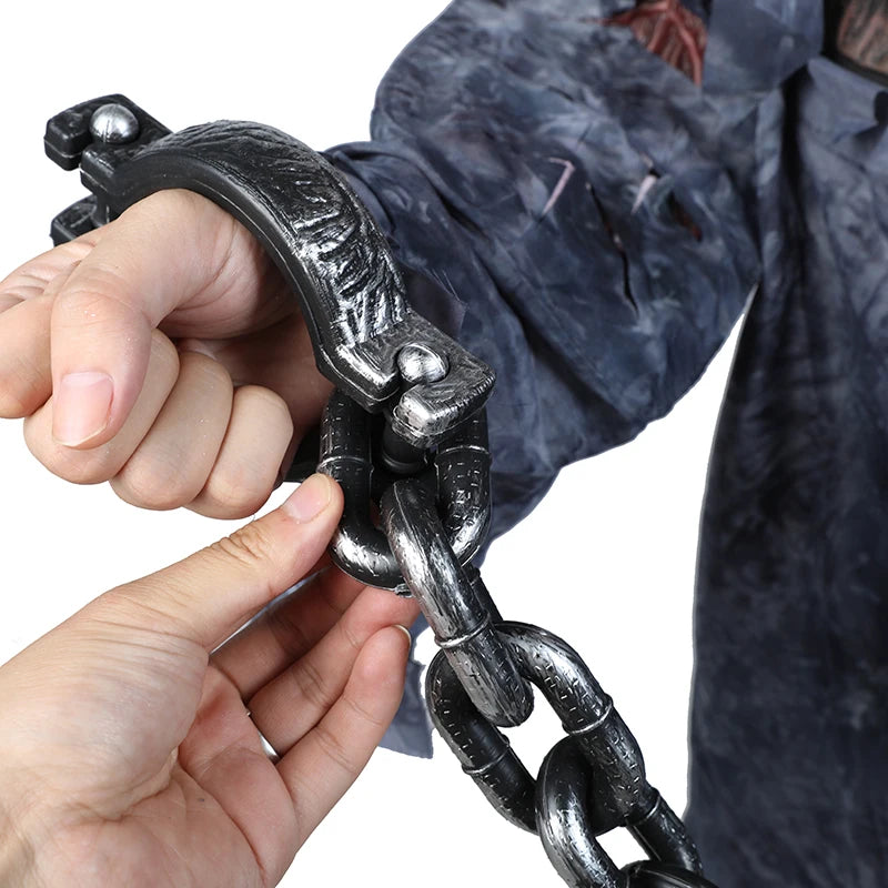 Halloween Plastic Link Chains Horror Prop Decoration