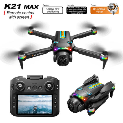 ZNLYRION K21MAX Foldable RC Drone with Screen Remote Control