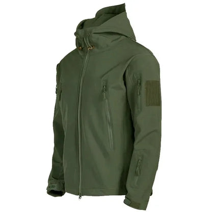 Men's Hooded Casual Military Outdoor Utility Jacket