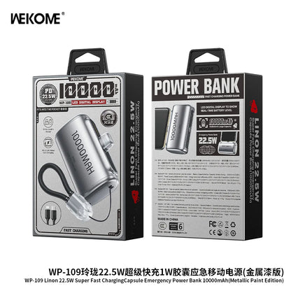 10000mAh Mini Fast-Charging Power Bank