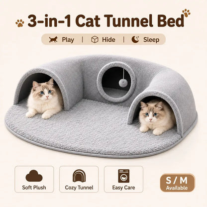 Ultra-Soft Winter Warm Plush Pet Sofa Bed with Raised Edges