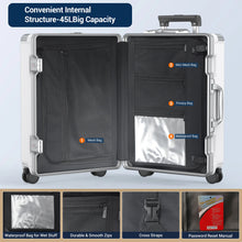 Airline Approved 22" Carry On Aluminum Framed Luggage