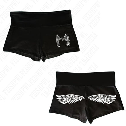 Retro Millennium Patterned Printed Shorts