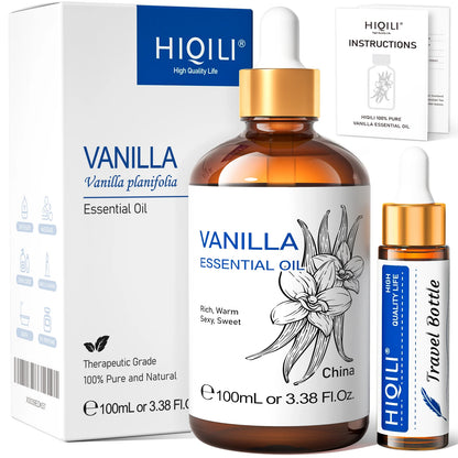 HIQILI 100% Pure Natural Essential Oil (100ml / 3.38 fl. oz)