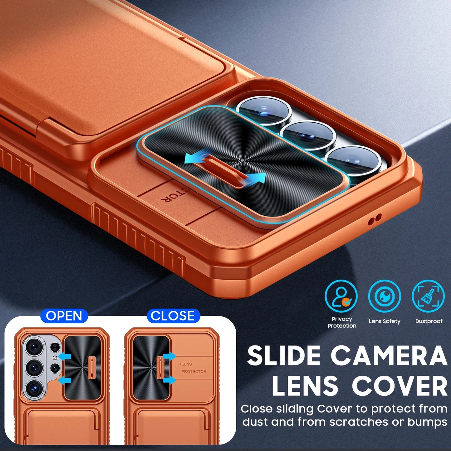 Galaxy S26 Ultra RFID Full Body Rugged Shockproof Silicone Protective Case