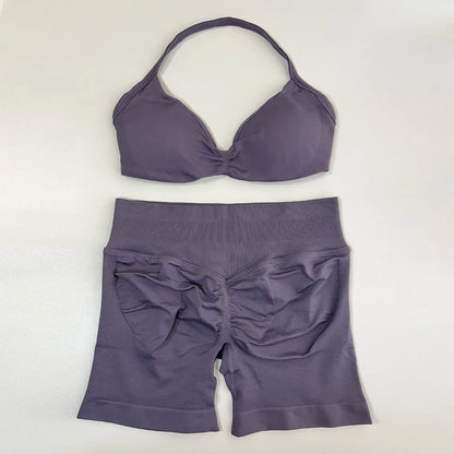 2Pces Seamless Sportswear Set