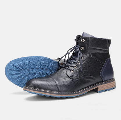 Men’s Retro Leather Ankle Chelsea Boots