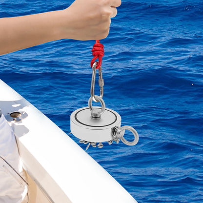 2000lbs Fishing Magnet Kit With 30m Rope & Gloves