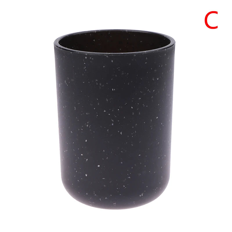 Black Bathroom Toothbrush Holder With Bamboo Cover Lotion Dispenser Soap Box