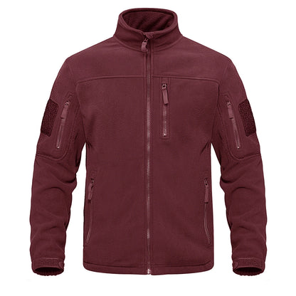 TACVASEN Men's Full-Zip Thermal Fleece Outdoor Jacket