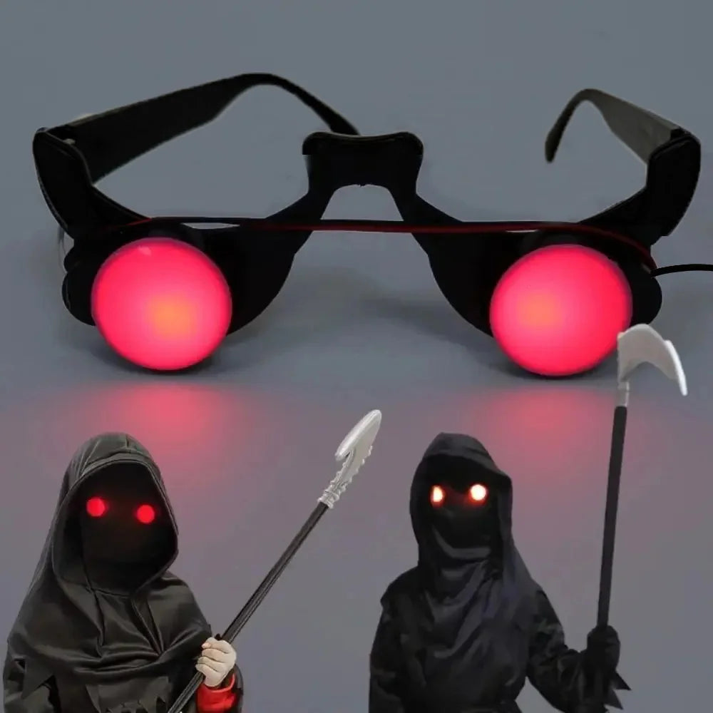Halloween Horror Red Eye Glasses Prop