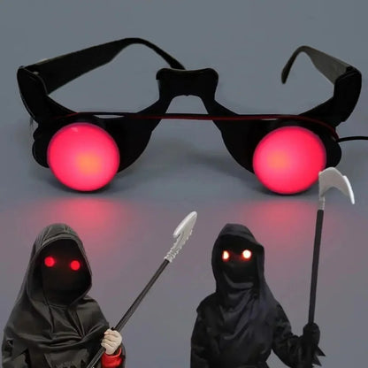Halloween Horror Red Eye Glasses Prop