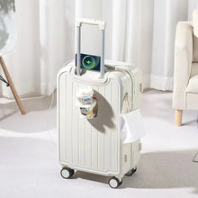 Small Cup Holder Trolley Suitcase