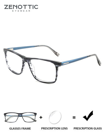 ZENOTTIC Japanese Style Square Glasses