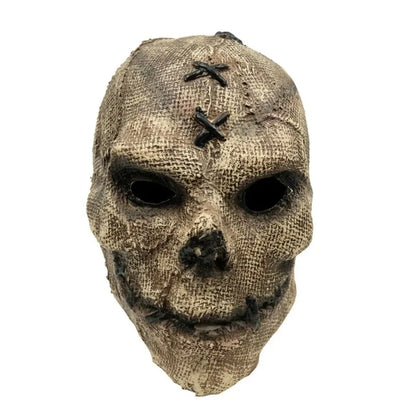 Scarecrow Skull Latex Mask - Horror Halloween Cosplay Mask