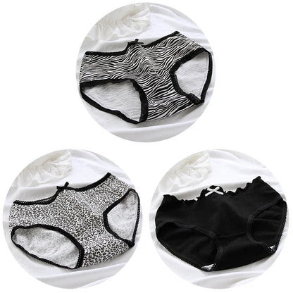 3-Pack Women's Cotton Mid-Rise Briefs & Lingerie Set