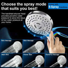 Chrome Plated Concealed Stainless Steel Pressurized Shower Head Set